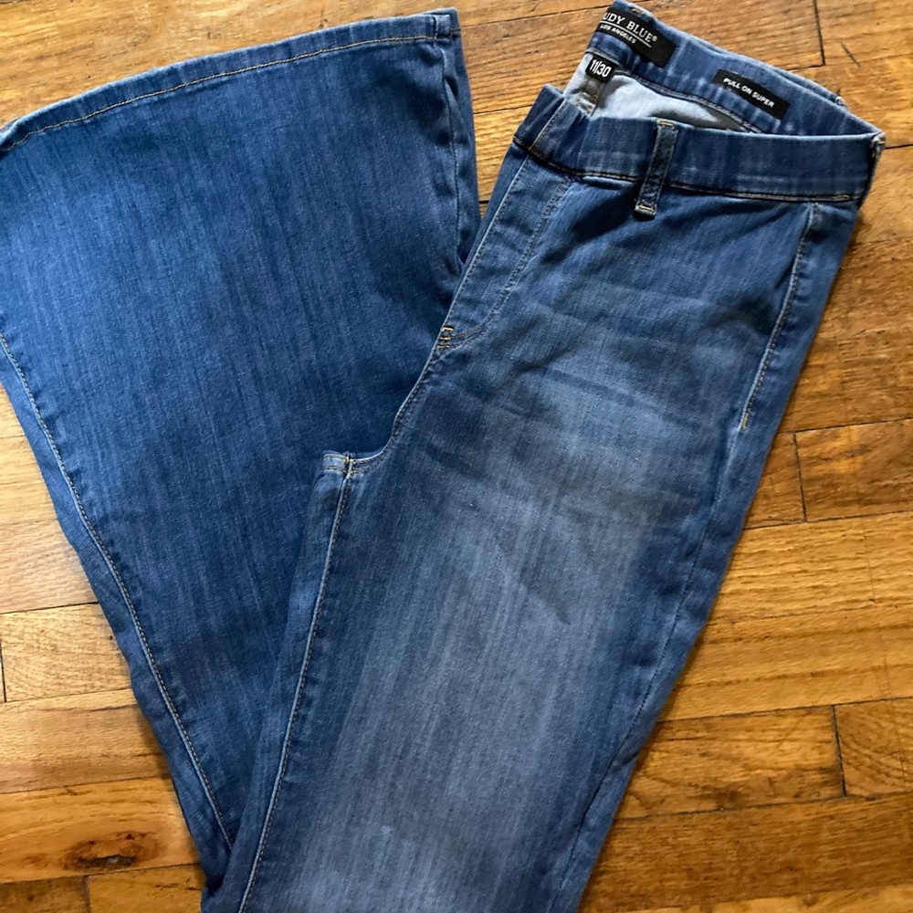 New Judy blue high rise super flares